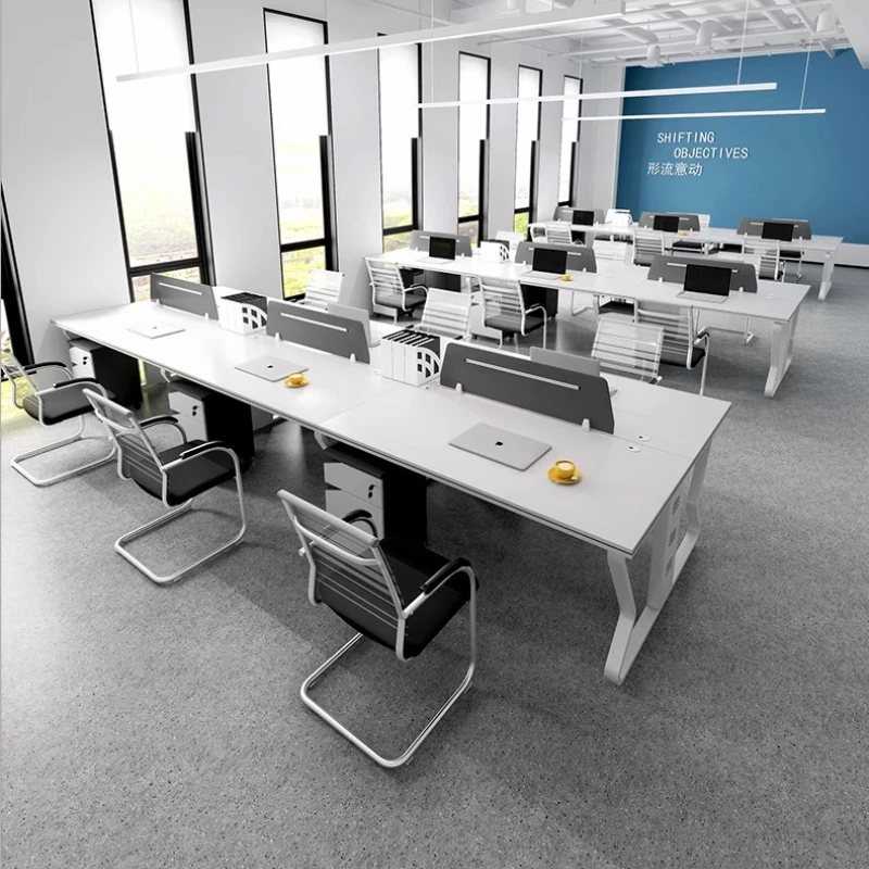 Комбинация офисного стола и стула, многофункциональная, удобная, современная, простая, без компьютера, рабочая станция, офисный стол.