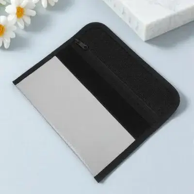 

Waterproof Fireproof Document Bag Organizer Large Capacity Silicone Fiber Cloth Storage Multipurpose Zipper Pouch Household Bag