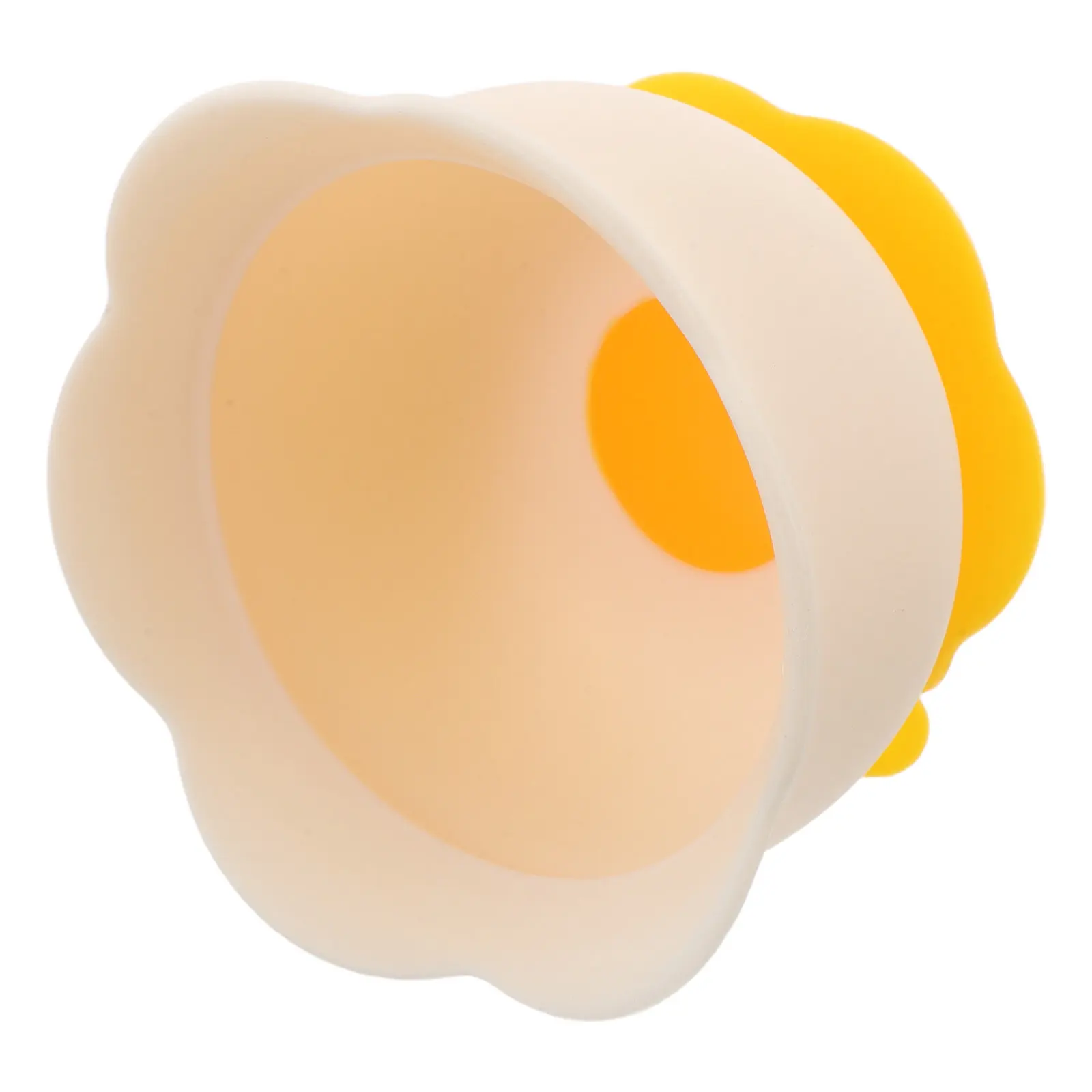 

Baby Silicone Suction Bowl Soft Non-Slip Food Serving Bowl for Infants Toddlers Egg Flower Design Microwave Safe Feeding