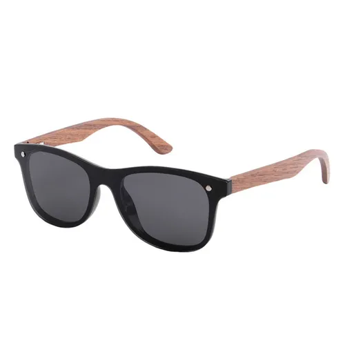 Imagen 2 del producto COHK-gafas De Sol De madera De bambú Natural para hombre y mujer, lentes De Sol polarizadas De lujo, diseño Original
