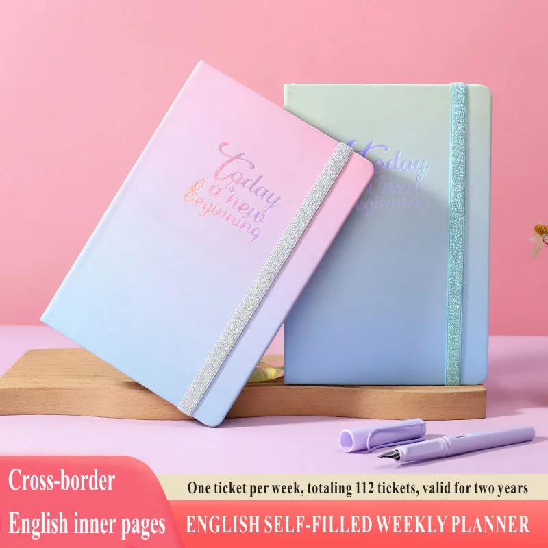 Weekly Planner Monthly Agenda A5 Notebook Schedules Study Planner Office School Supplies