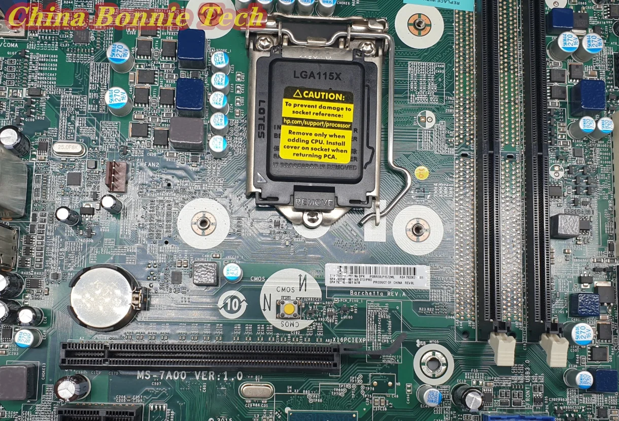 MS-7A00 793302-001 793740-001 for HP ProDesk 480 G3 MT Business PC Motherboard
