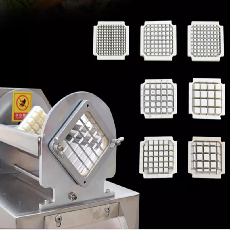 قطاعة خضراوات البطاطس المقلية الكهربائية الجديدة 220 فولت آلة قطع شريط البطاطس مع محرك ومضخة لاستخدام المطاعم #5