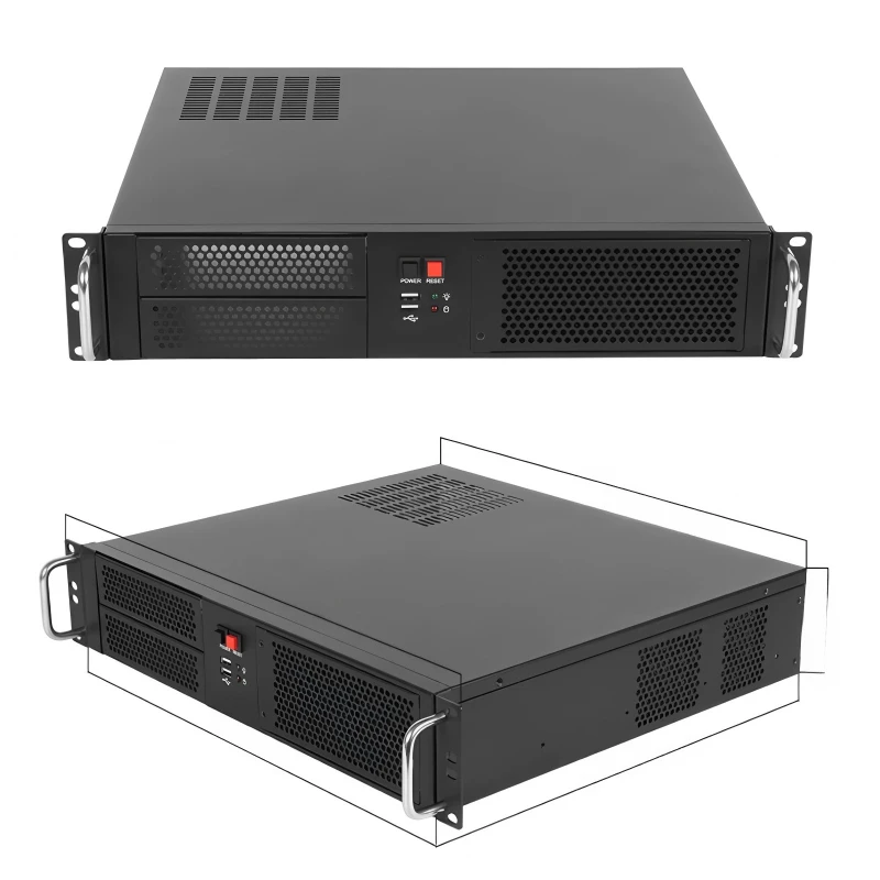 

Octa-core industrial computer 2U rack-mounted computer host server