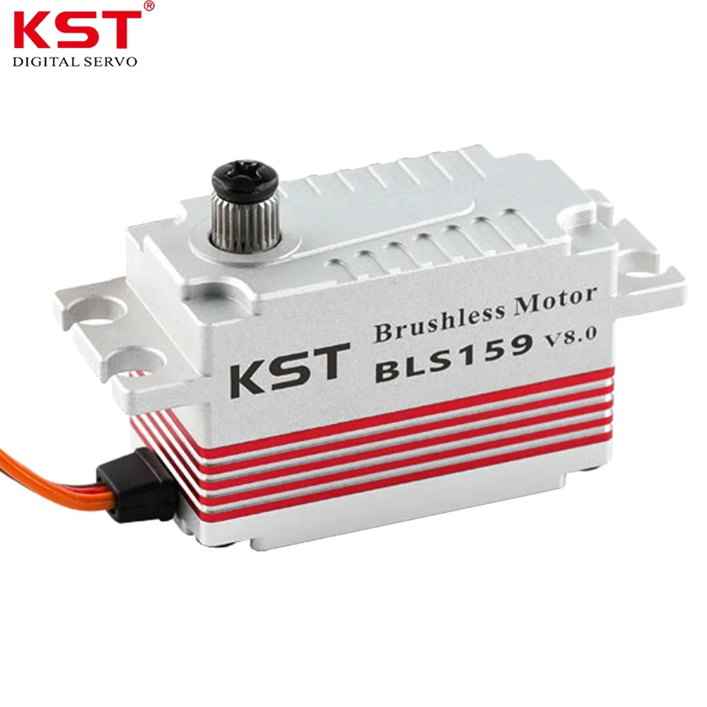 KST-BLS159 BLS159 6-8.4V 17Kg V8.0 2BB HV Coreless Digital Servo For UAV Gliders Helicopter Airplane Car Robot Accessories