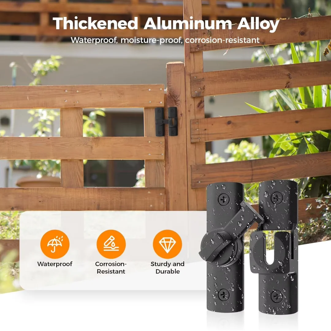 90 °/180 ° Flip barn door lock，sliding door lock，rivacy protection，used as a safety lock for barns，gardens，cabinets，and windows