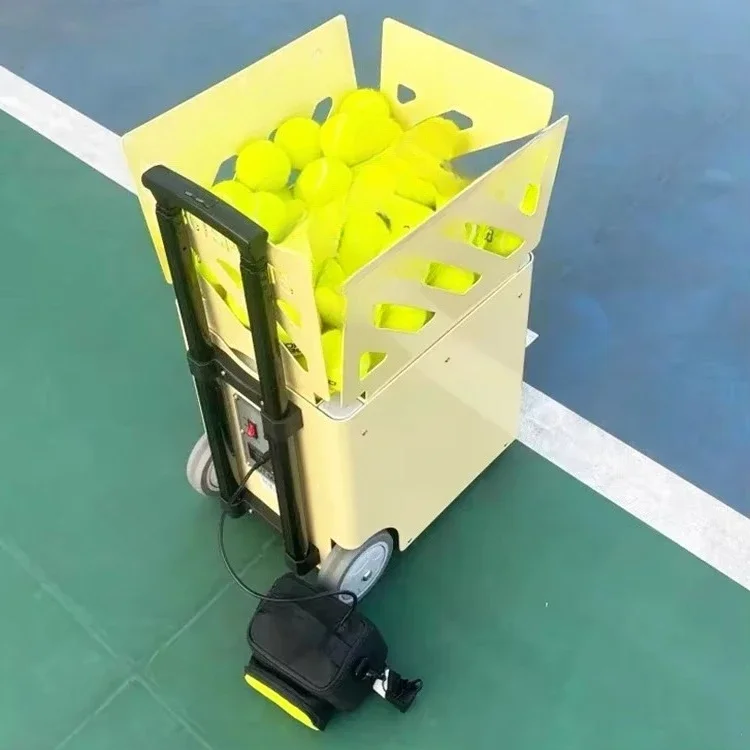 GT M6 Mini Tennis Ball Machine Compact Stable Customizable Logo Packaging APP Remote Control Operation