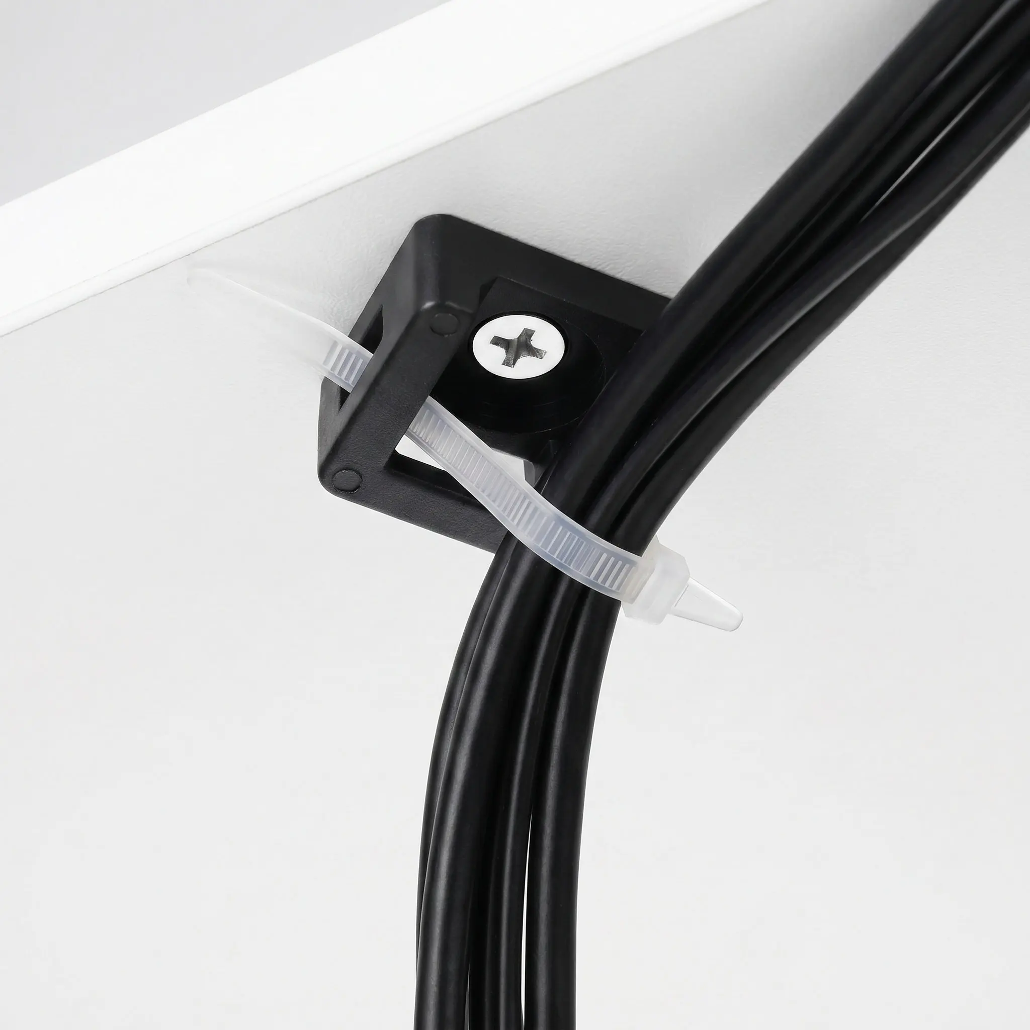 Self Adhesive Cable Tie Mounts Wire Organizer Clips for Home Office Computer Car Electrical Cable Management