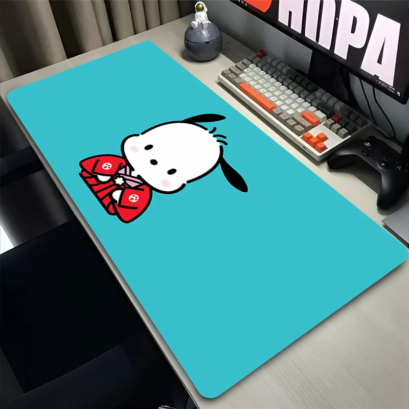 Mouse Pad PC Non Slip Rubber Mousepad Laptop Gamer P-pochacco Cabinet Keyboard Pad Office Computer Gaming Desk Mouse Mat HD