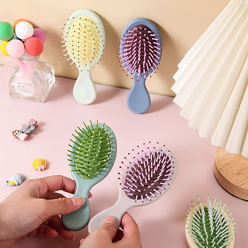 Portable Pocket Hair Comb Salon Styling Hairbrush Shampoo Brush Massager Hair Comb Horsehair Comb Fashion Styling Tool Health