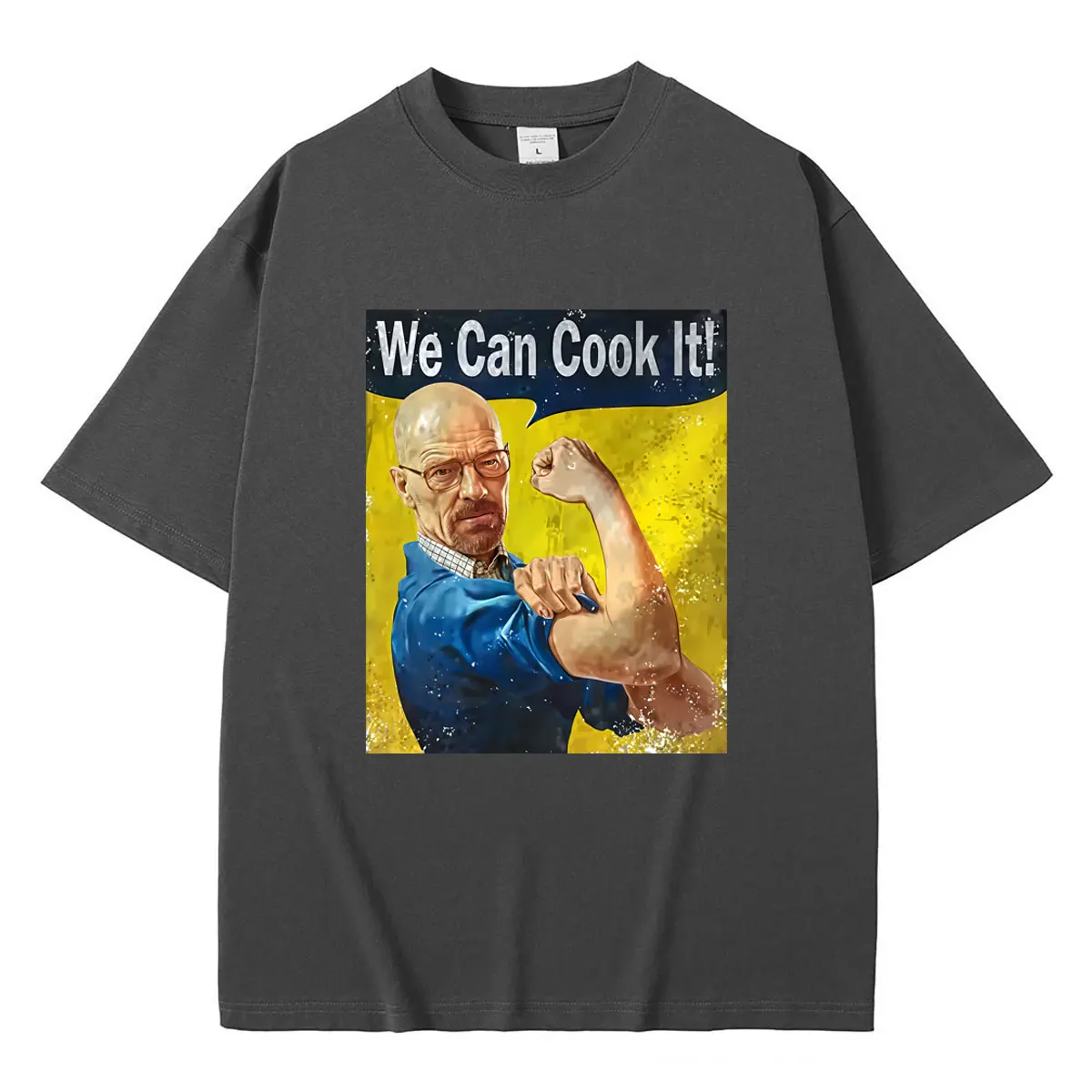 TV Series Breaking Bad Graphic T-shirt Heisenberg Walter We Can Cook It Tshirt Men Women Fashion Casual Oversized T Shirts Tops