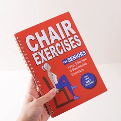 28-30 Day Chair Yoga Guide Weight Loss Muscle Strength Flexibility Beginner Seated Workout Book for Seniors & Adults