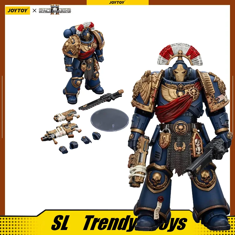 

JOYTOY 1/18 Action Figure 40K Ultramarines Relic Secundus Armour With Artificer Bolt Rifle Chainsword And Bolt Pistol