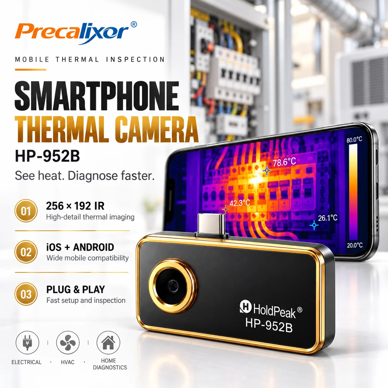 Thermal Imaging Camera Pcb Repair - 256x192 Smartphone Thermal Camera 25Hz Infrared
