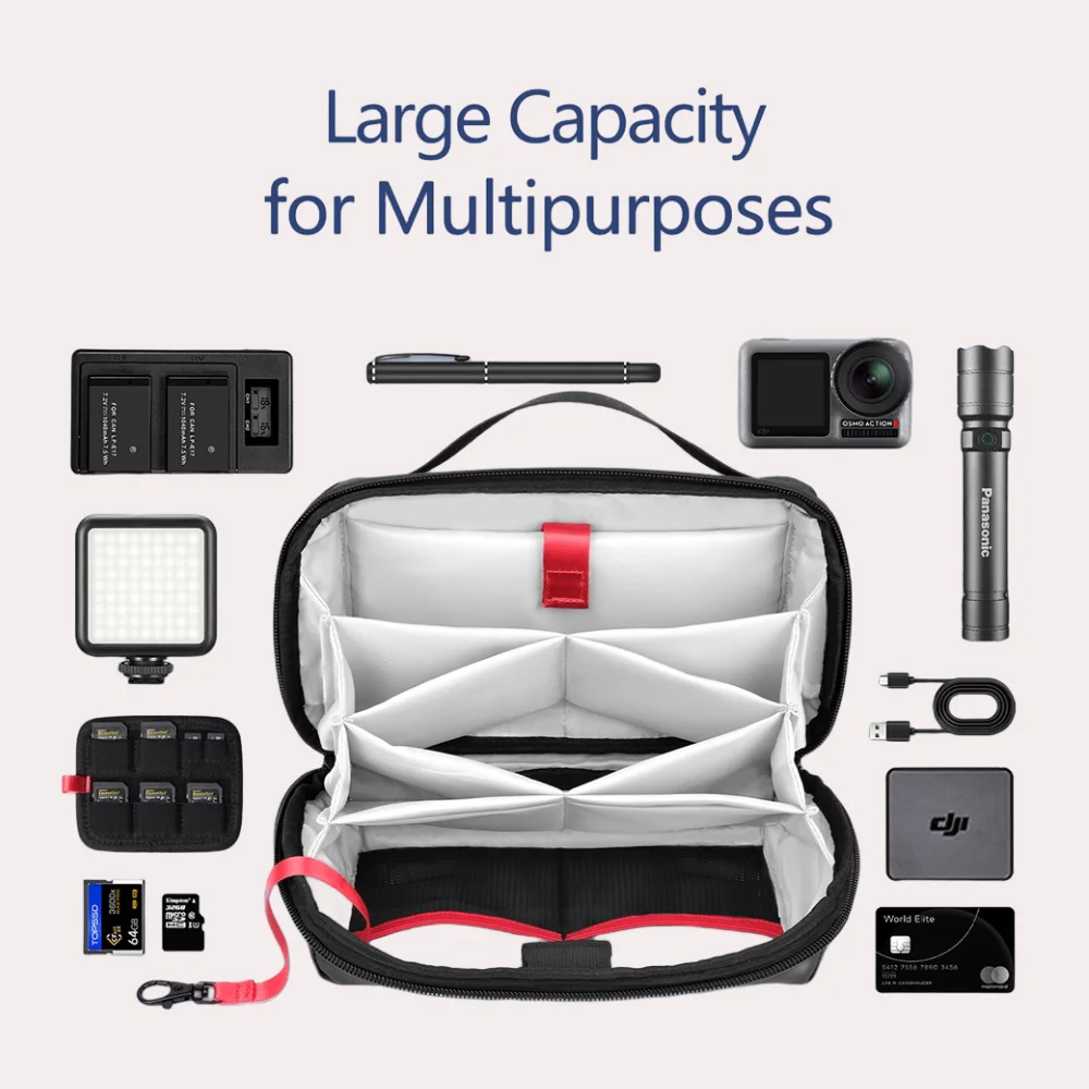 Travel Portable Digital Accessories Storage Bag Organizer of Mobile Phone Bag Waterproof Digital USB Charger Camera Storage Bag