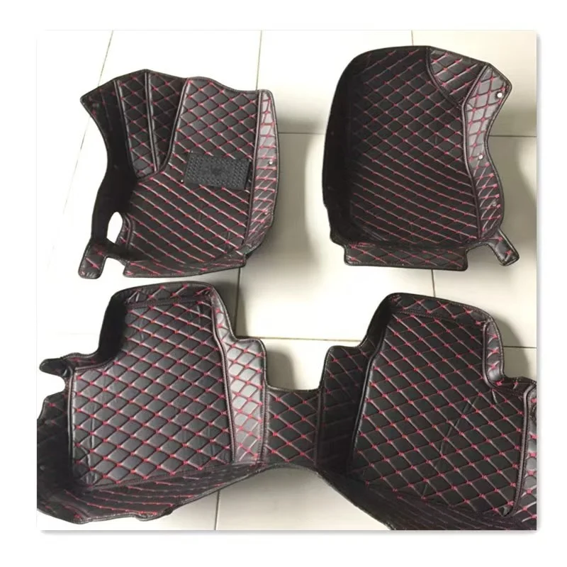 Anti-Slip Full Set Car Floor Mats Custom Leather For Suzuki S-Cross 2022-2028 Front Rear Liner All Weather Interior Accessories