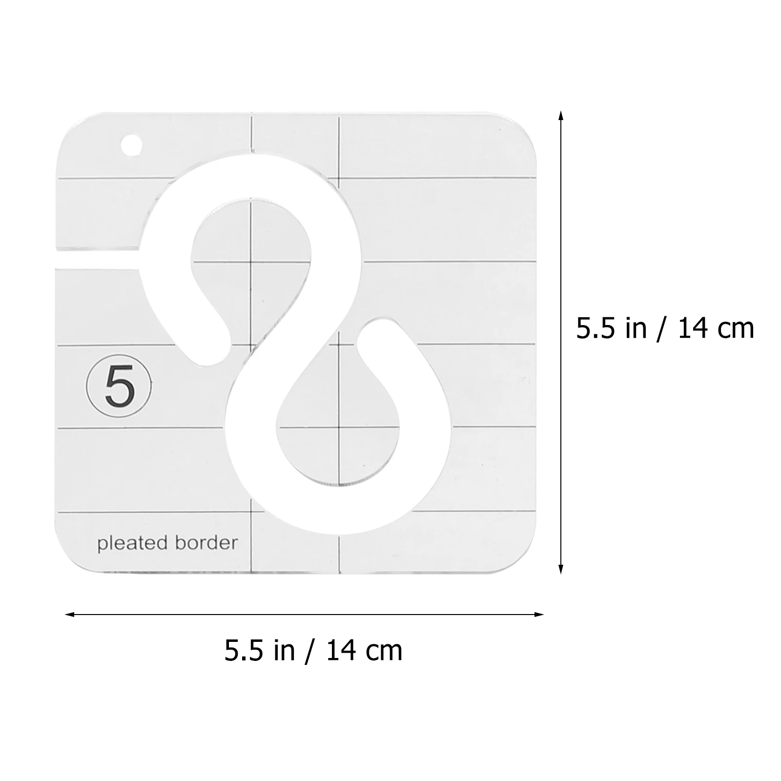

4 Pcs Acrylic Quilting Templates Transparent Ruler for Clothing Fabric DIY Sewing Patchwork Tools Machine Quilting Pattern
