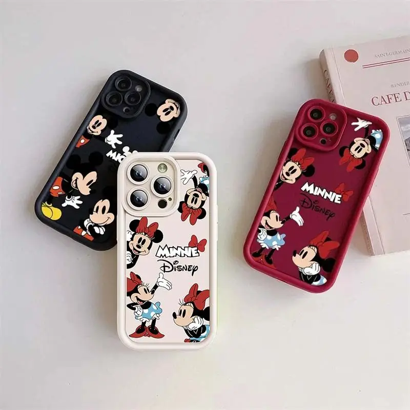 Disney Mickey Minnie Mouse Cute Case for OPPO Reno 10 5G 6 8 11 10 Pro 7 4G 4 5 6 Lite A38 A78 A98 A57 A77 Cartoon Lovely Cover