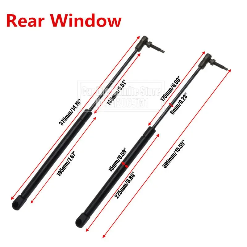 2pcs/6pcs Bonnet/Tailgat /Rear Window Lift Support Rod Arm Gas Springs Shocks Struts Bar For Jeep Grand Cherokee WJ WG 1999-2004