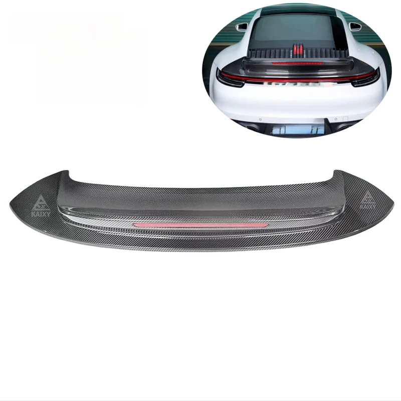 Prime SC Style Dry Carbon Black Rear Trunk Ducktail Spoiler Wing Kit for Sports Coupe 2019-2023 Off-Road