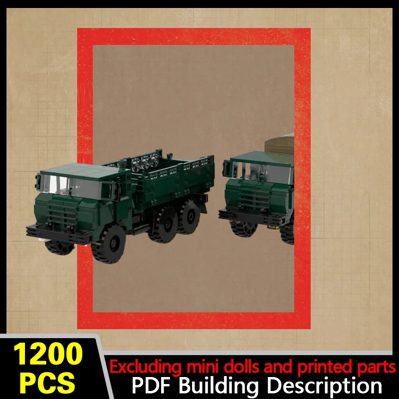 SX2150 Off-Road Truck Pack Model MOC Building Bricks War Equipment Modular Technology Gifts Holiday Assemble Children Toys Suit