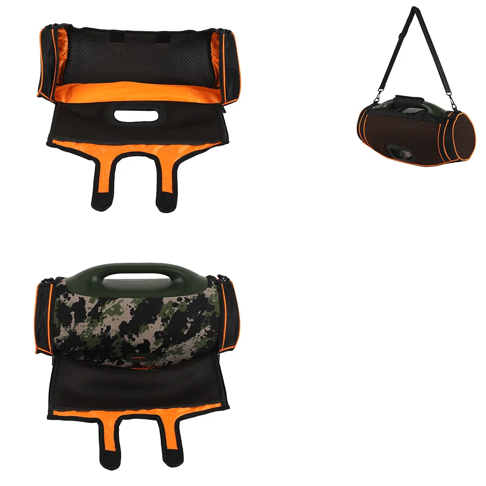 

Carrying Case For JBL Boombox 4 Generation Mesh Bag Travel Storage Case Organizer Speaker Protect Cover Box with Shoulder Strap