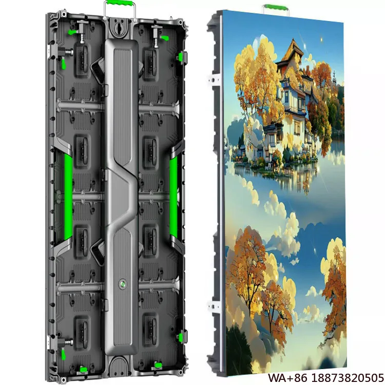 

LED Display Vcore P3.91 Indoor Screen 500x1000mm Signal Panel China Rental Events Pantallas Video Wall Advertising