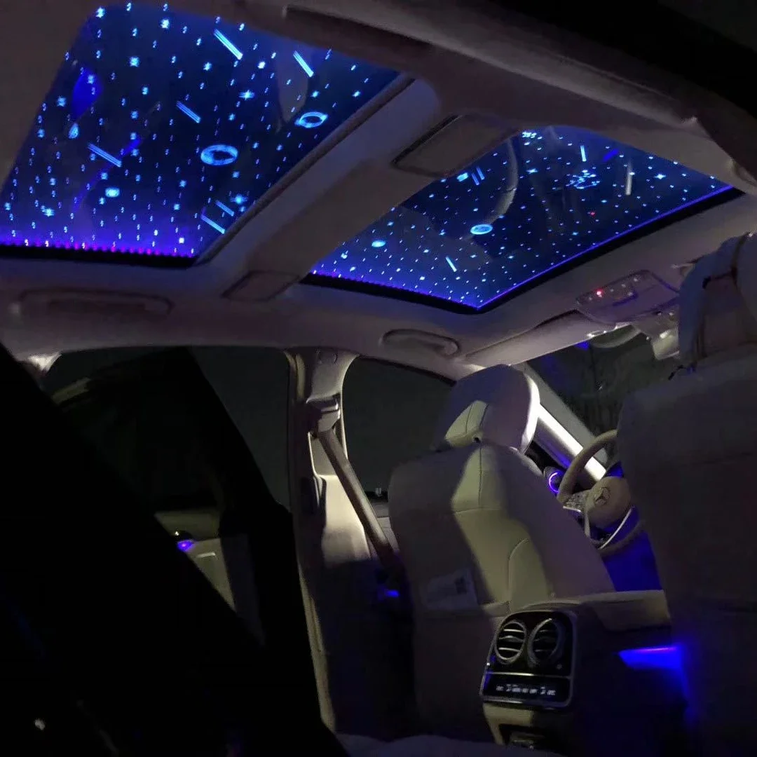 Car Car Roof Film Starry Color Change Window Film For Benz    LED Easy Install Star Electronic Tint For Car