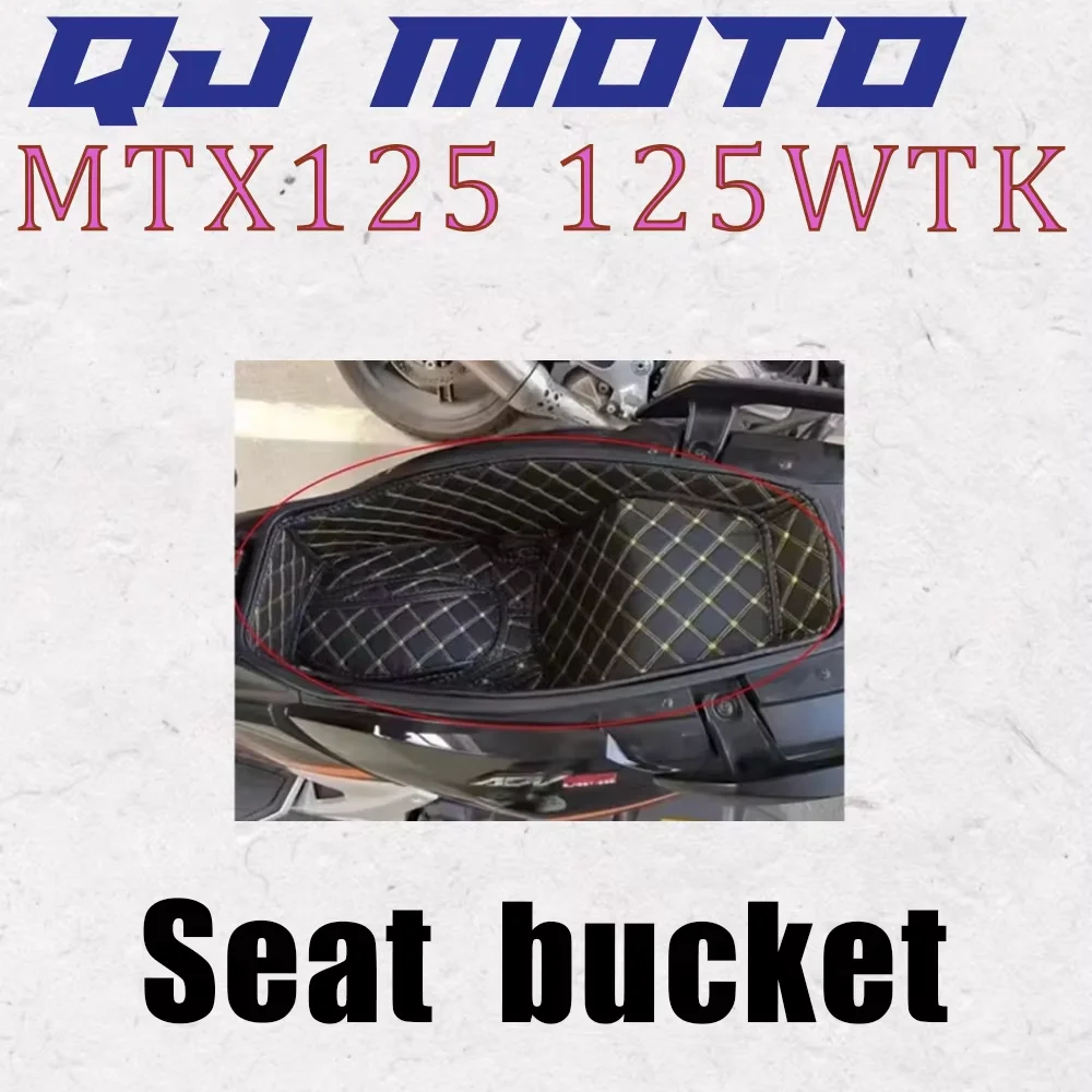 

For Qj Motor Mtx 125 125 Mtx Mtx 125 Motorcycle Accessories Storage Box Lined Luggage Cover Seat Bucket Pad Guard