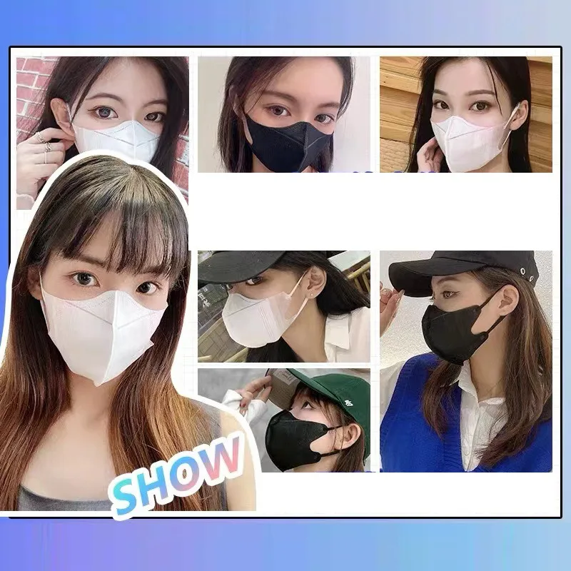 

10/100Pcs 3D Protective Masks Efficient Protection Breathable Fashion Protective Masks Fashionable Face Masks Disposable Masks