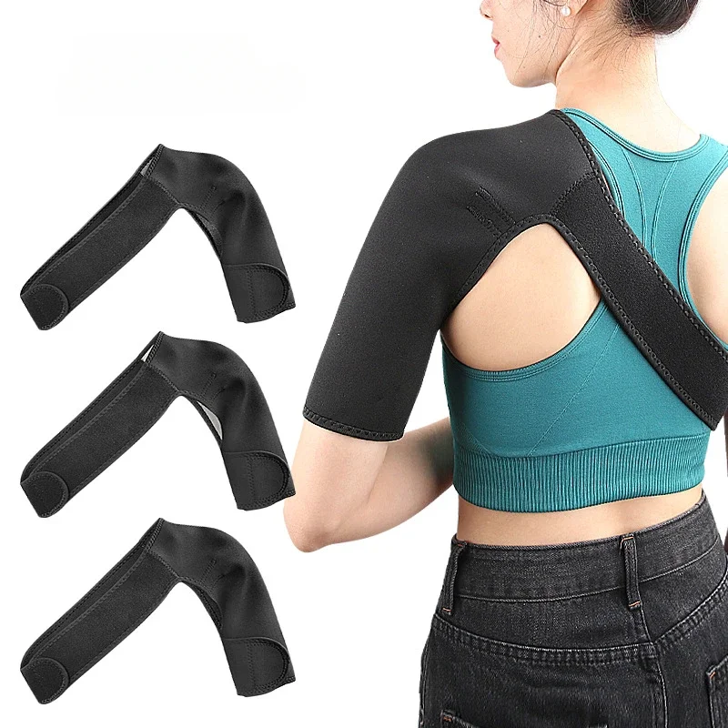 Shoulder Support Brace for Men & Women Adjustable Shoulder Brace for Torn Rotator Cuff Tendonitis Dislocation Right or Left