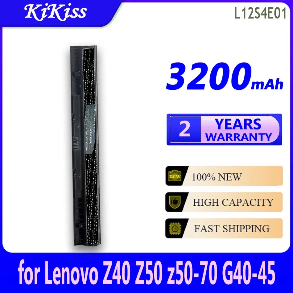 3200mAh KiKiss Powerful Battery L12S4E01 for Lenovo Z40 Z50 z50-70 G40-45 G50-30 G50-70 G50-75 G50-80 G400S G500S L12M4E01