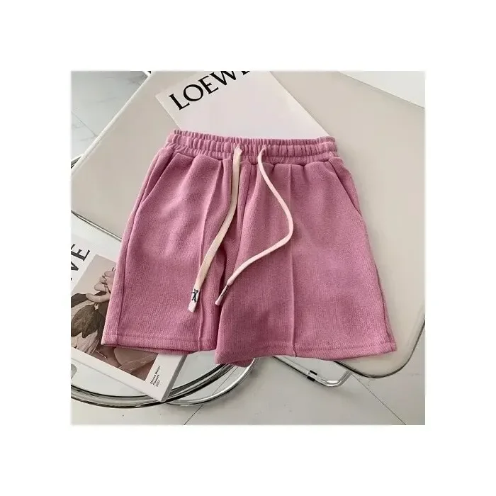 Summer Shorts Casual Pink Sports Shorts Summer Thin Women\'s Petite Trendy Loose-fit Sweatpants Jogger Pants