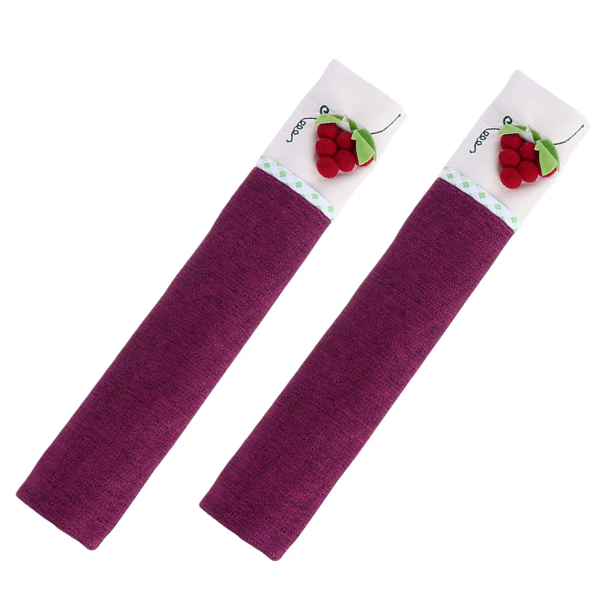 

2 шт. чехлов для ручек холодильника, защитные накладки на ручки кухонной техники, пылезащитные чехлы для холодильников, микроволновых печей и шкафов