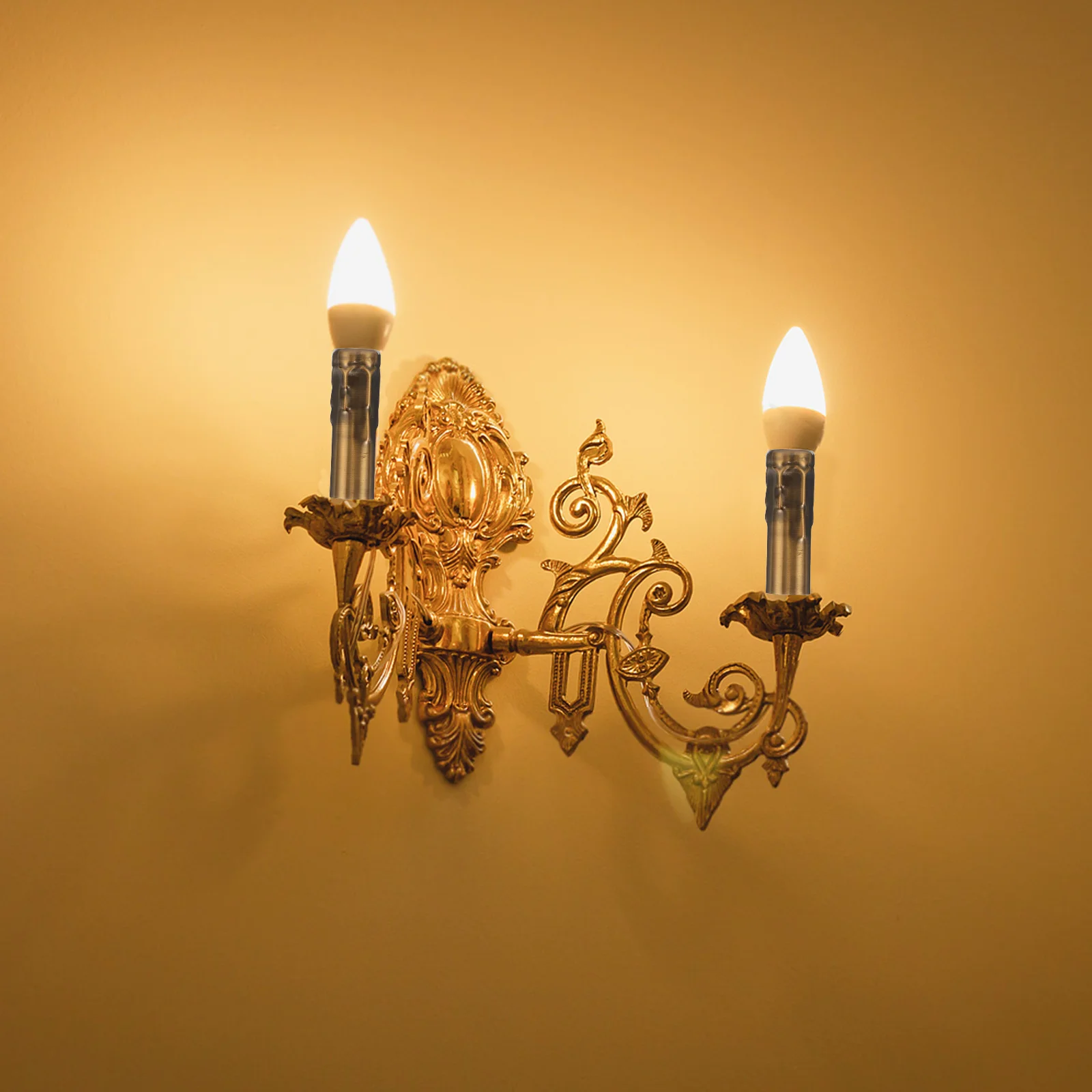 

10pcs Chandelier Accessories Hanging Lamp Base Sleeve Socket Covers Vintage Drip Protectors For Candelabra Lighting