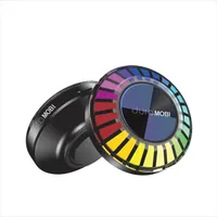 Colorful Rhythm Saucer Speaker DuraMOBI Portable Mini Bluetooth Speakers Atmosphere LED RGB Light Conduction Speaker