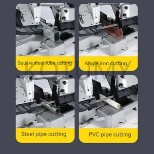 Multifunktionale horizontale Schneidemaschine der Fahrspur, Kettenmaschine, 45 ° Metallschnitt, 220V-240 V 8 Hauptverkauf Horizontales Band Serra - №2