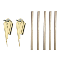 Metal For Compass Plotting Tool For Accurate Outline Marking On Wood With Pencil For Carpentry And DIY Jobs