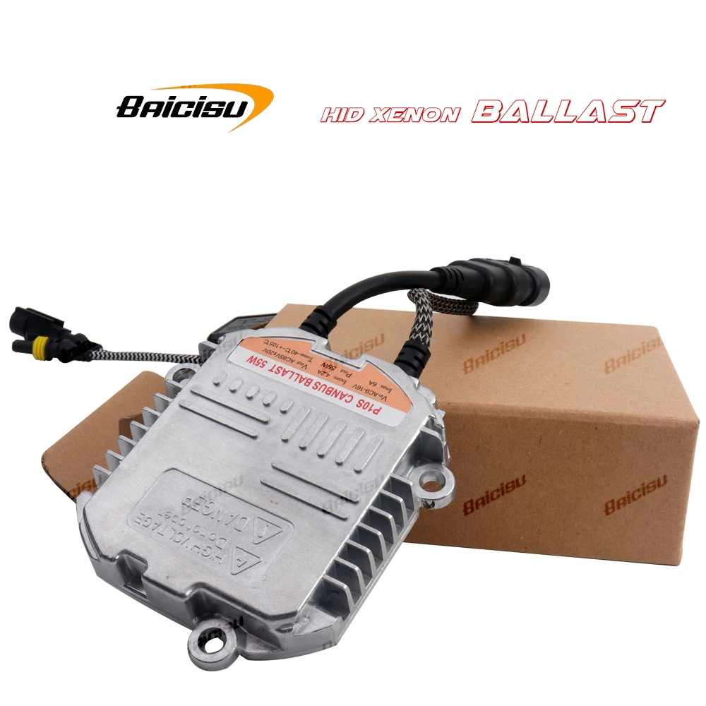 55 Вт тонкий ксеноновый балласт, сменный электронный цифровой комплект балласта для преобразования, блок зажигания для автомобилей, 12 В, быстрый запуск