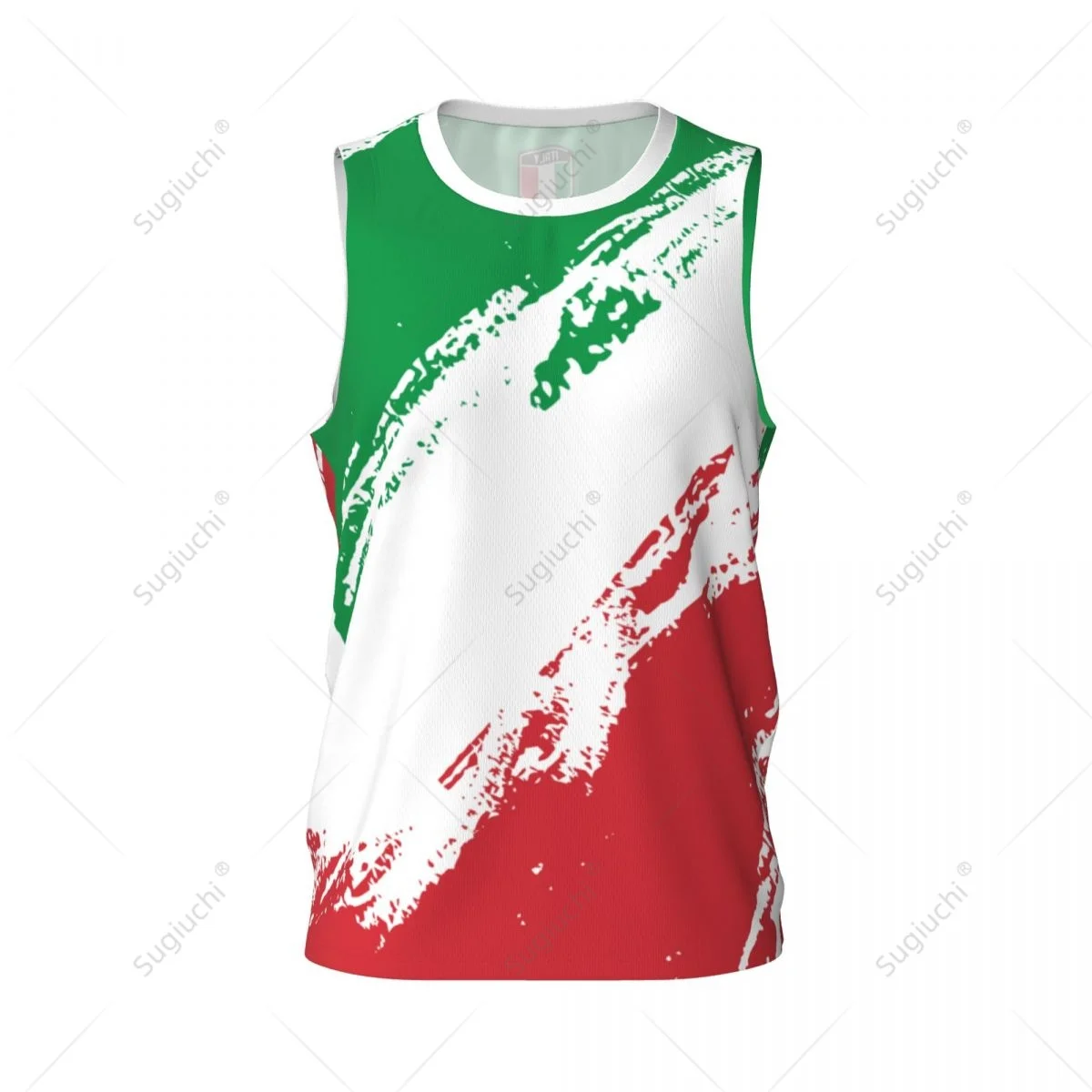 Men Basketball Sports Italy ITALIA Flag Running Fitness Multifunction Jersey Sleeveless shirt Custom Name Nunber Exclusive