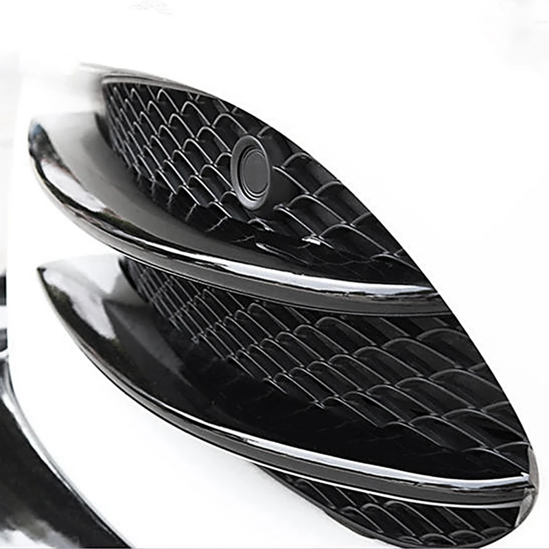 Front Fog Lights Trim Strips Bumper Lip Splitter Spoiler For Mercedes Benz C Class W205 C180 C200 C250 C260 C300