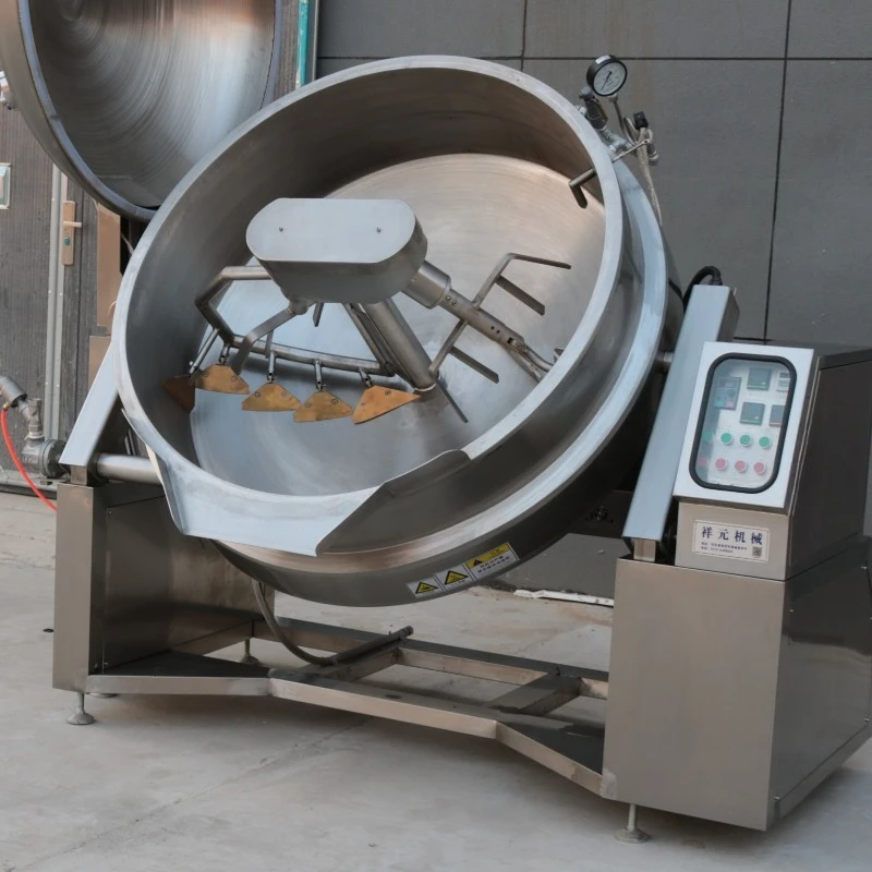 Commercial Vacuum Stirring Cooker for Custard Cream  Non-Stick Jacketed Kettle with Temperature Control