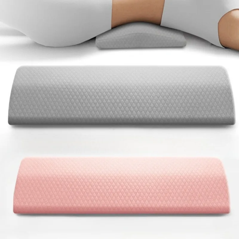 

Комфортная подушка-подушка для спины, хлопковый чехол из пены с эффектом памяти, подушка для поддержки поясницы, полурулонная подушка, эргономичная поясничная подушка