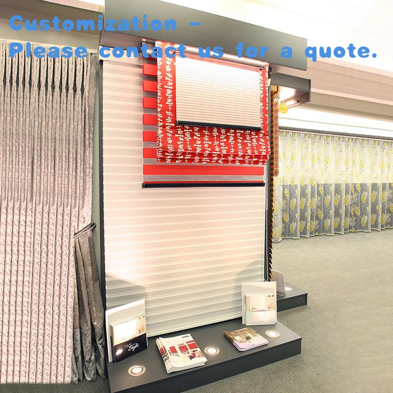 custom.Zhongshan Mingtang Display Products Shutter Display Rack Window Blind Display Racks and Stands Shutter