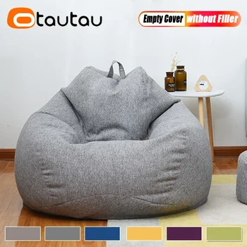 OTAUTAU 면 린넨 빈 가방 커버, 필러 미포함 DD002