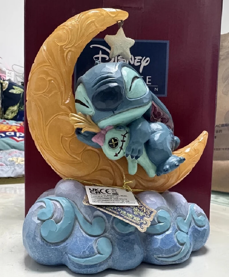 本物のディズニーステッチアクションフィギュアステッチおやすみナイトライトオーナメント照明可能クリエイティブカスタマイズされた誕生日ギフト
