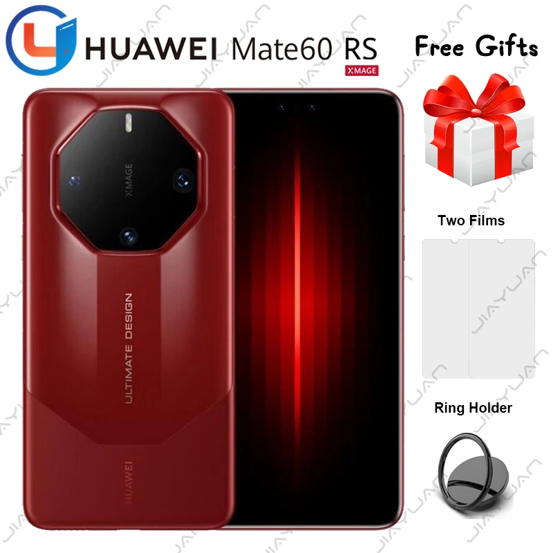 Original Huawei Mate 60 RS Mobile Phone 6.82 Inches Kunlun Glass 2 Screen Kirin 9000S HarmonyOS 4.0 Battery 5000mAh Smartphone