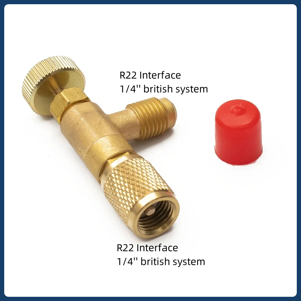 1PCS Refrigeration Charging Air Conditioning Adapter For R410 R22 1/4