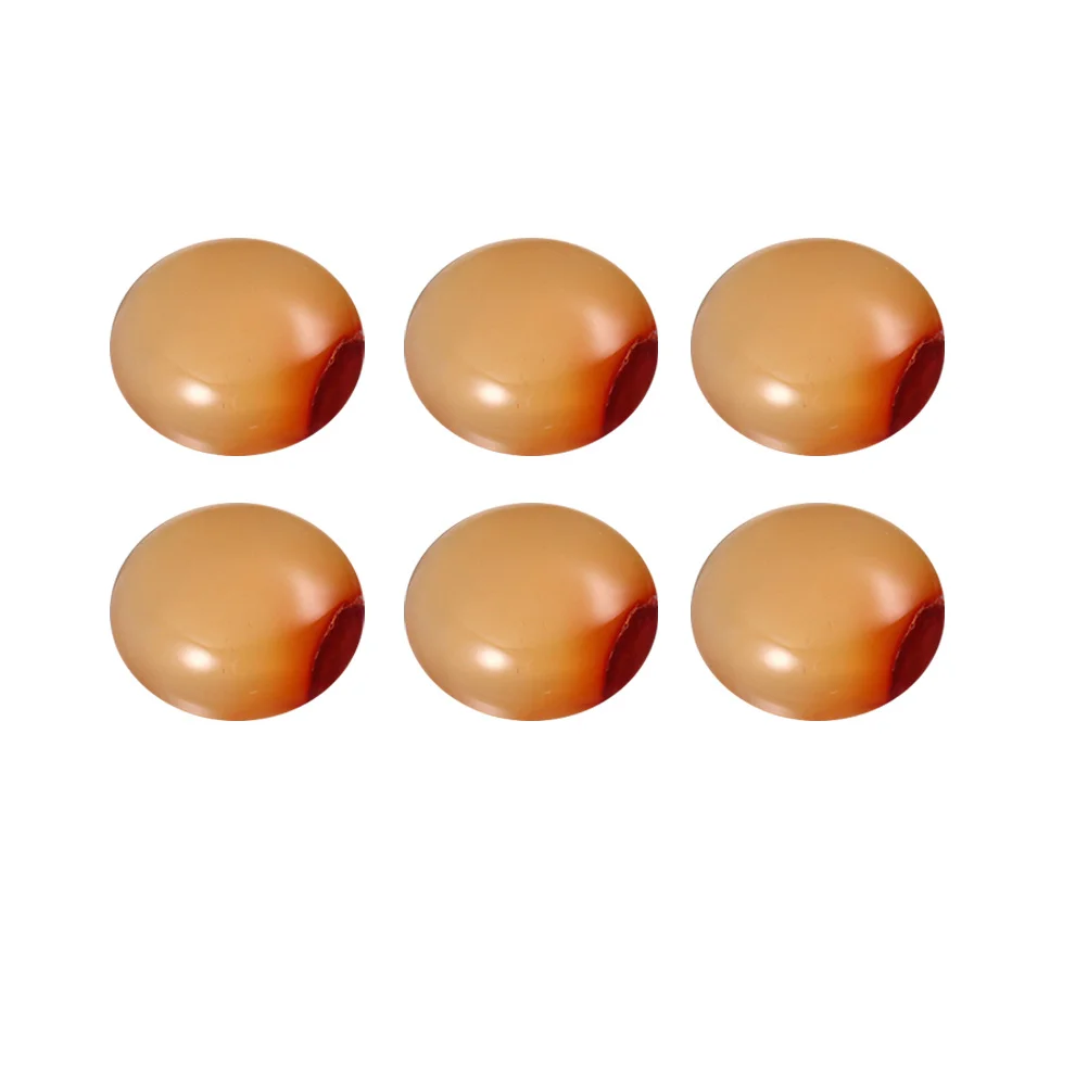 20 قطعة العقيق الأحمر كبوشن مستديرة 1.2 سنتيمتر نصف قاعدة مسطحة مستديرة DIY بها بنفسك مجوهرات الحرفية صنع الأحجار الكريمة التصحيح اكسسوارات