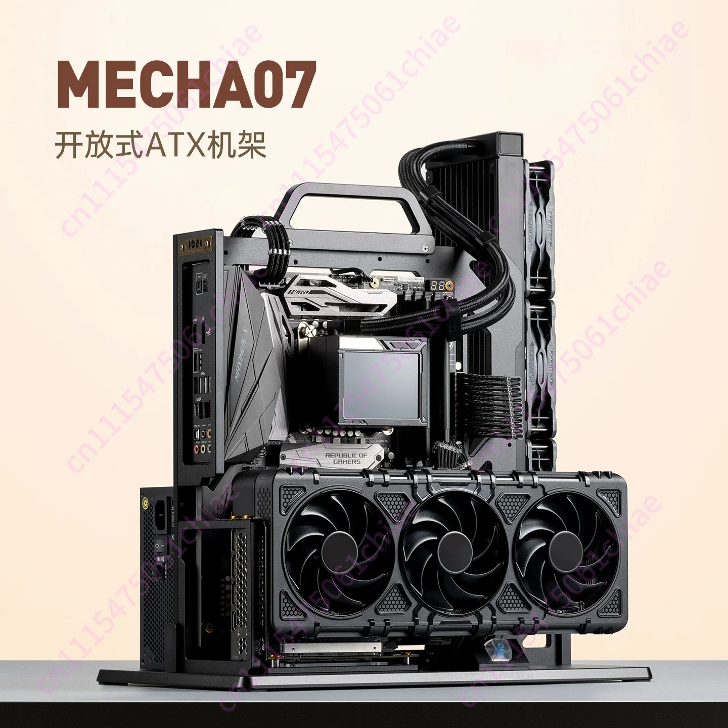 Suitable for Aluminum Alloy All Aluminum ATX Open Chassis RackComputer Water Cooled Split EATX RackMatx Rack